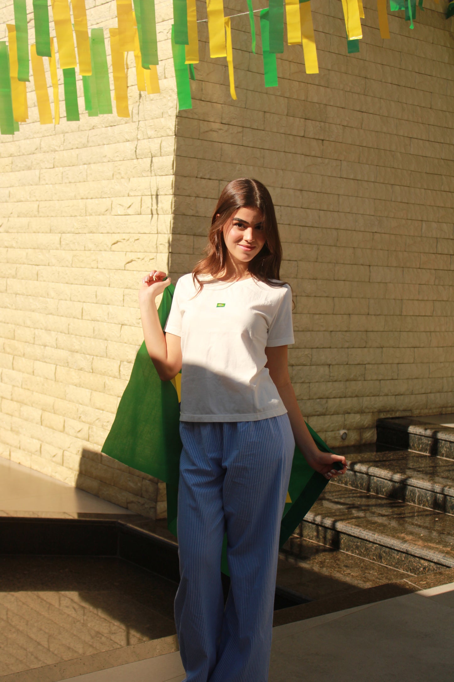 T-Shirt Alma Brasil - Off White