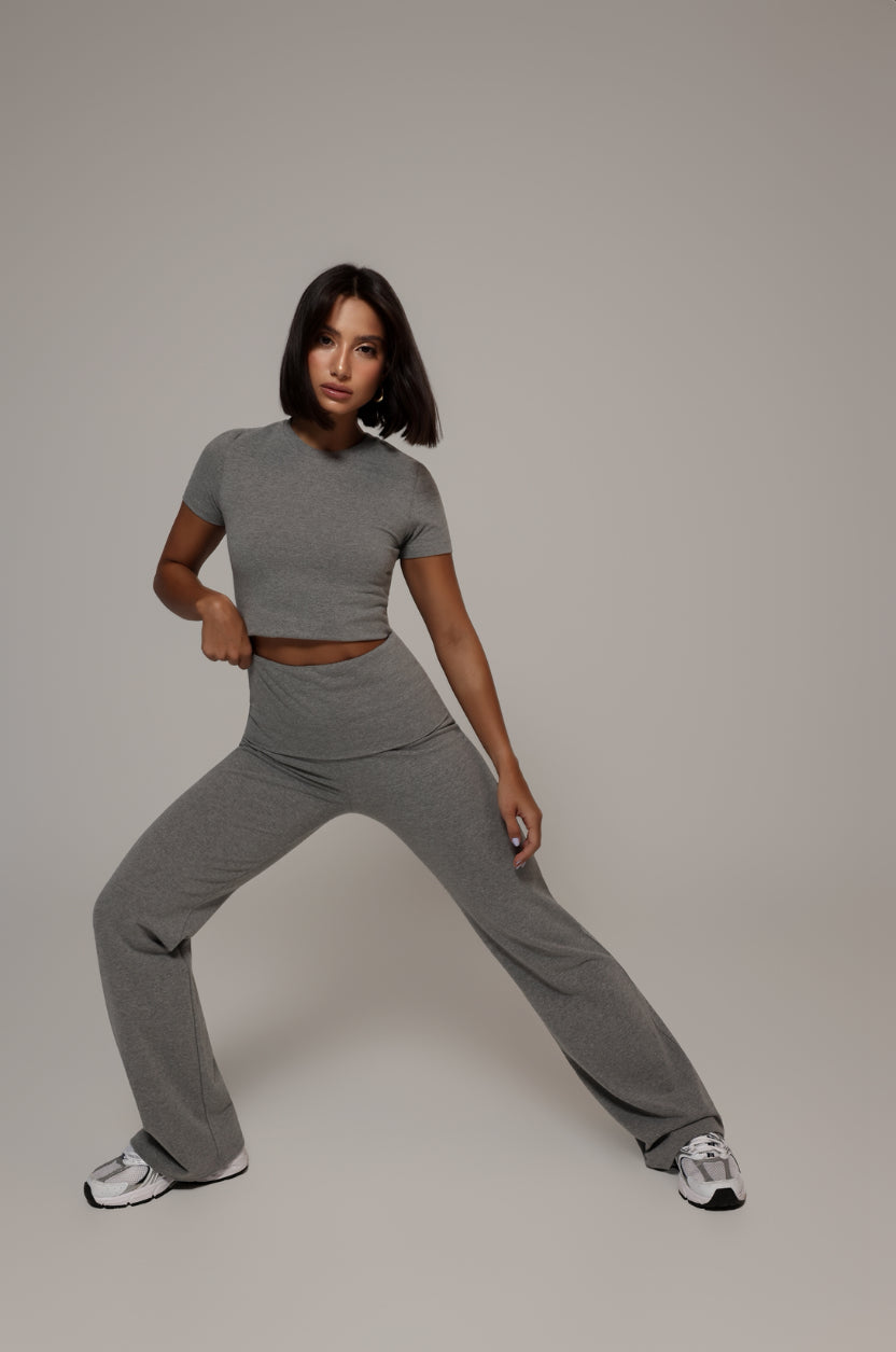 T-Shirt Aura - Cinza