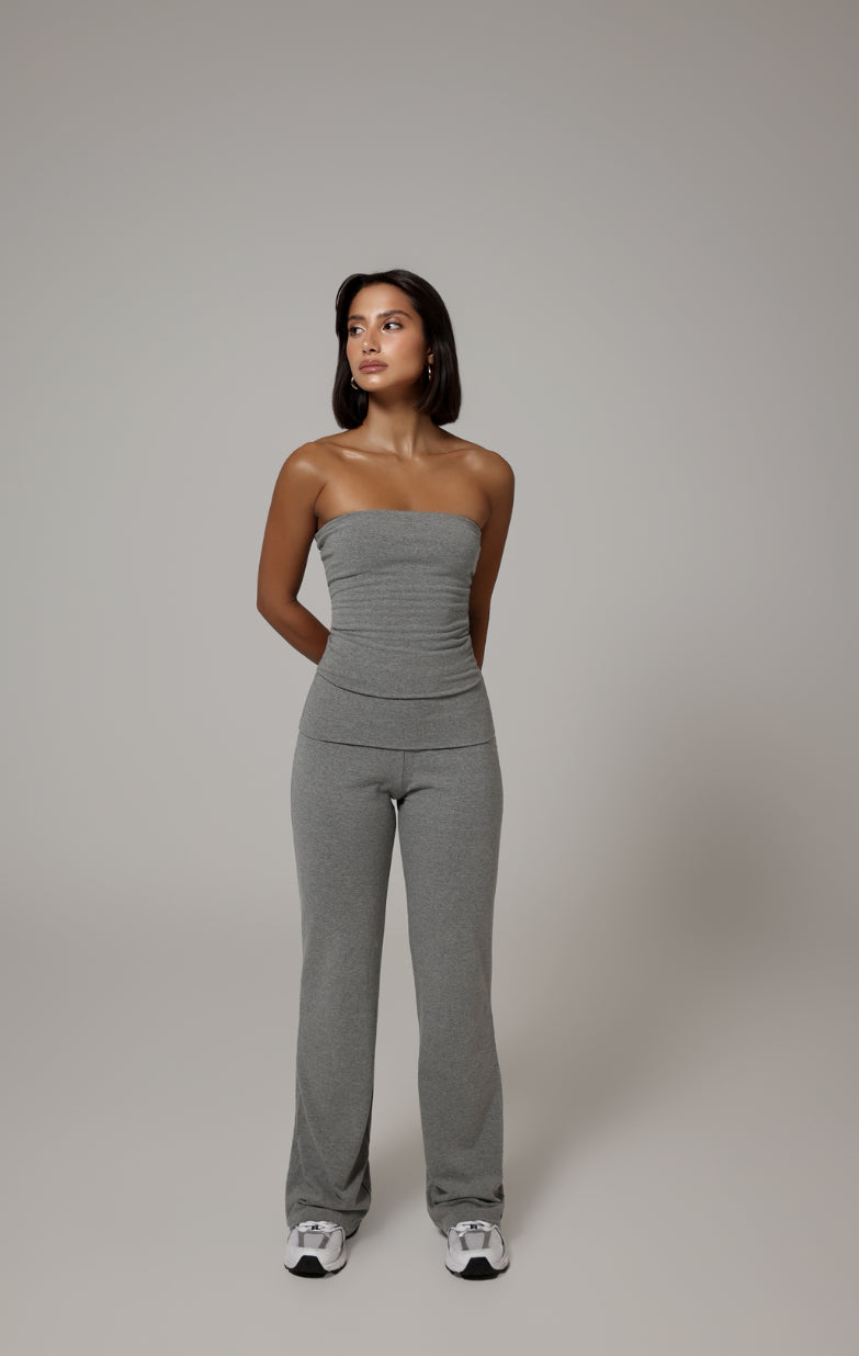 Calça Flare Serena - Cinza