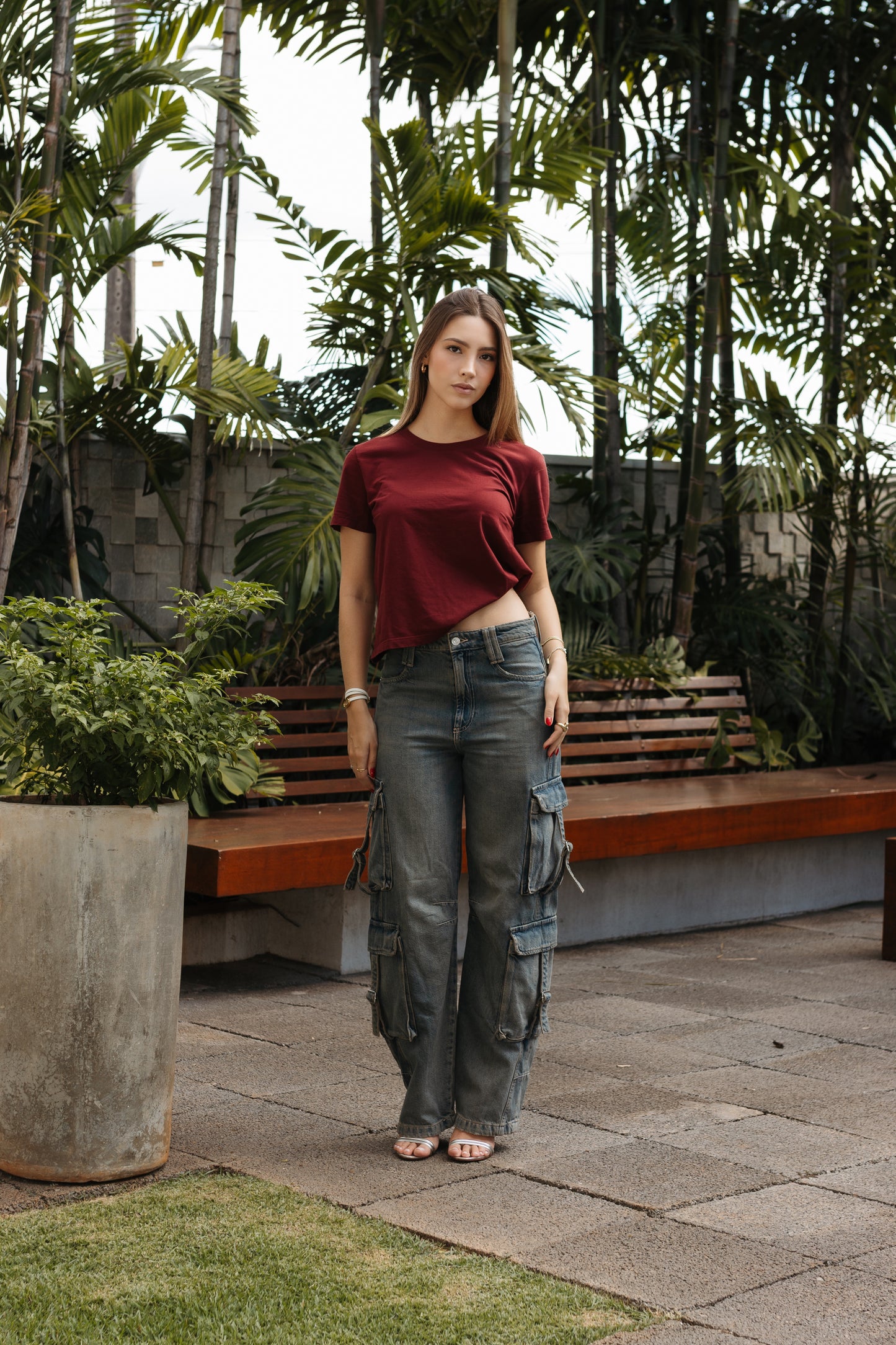 T-Shirt Alma - Bordô