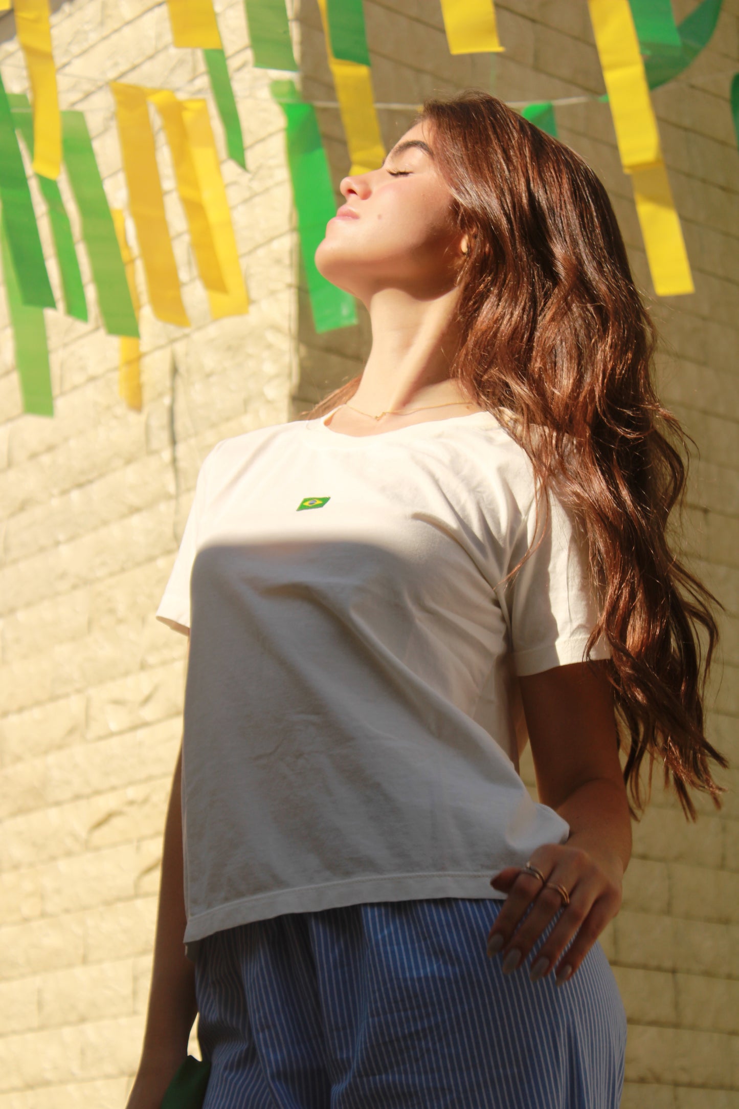 T-Shirt Alma Brasil - Off White