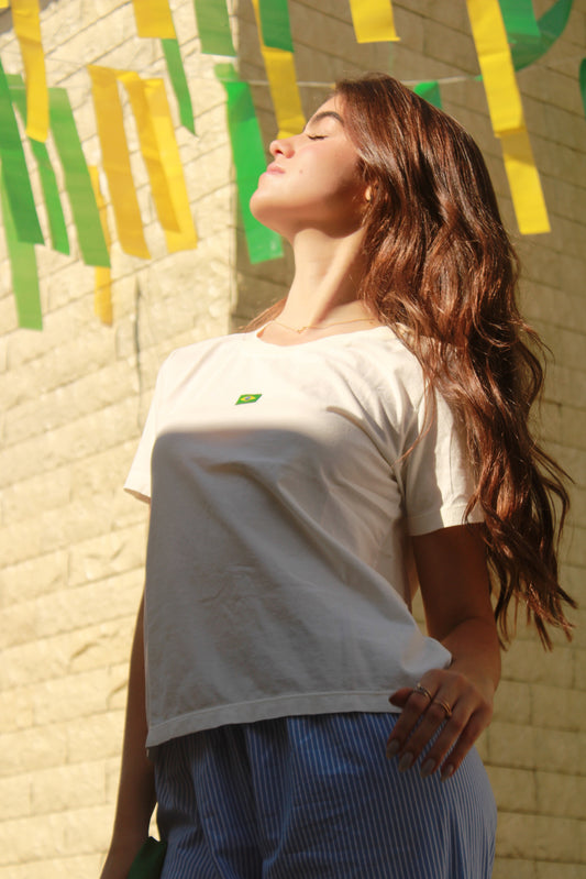 T-Shirt Alma Brasil - Off White