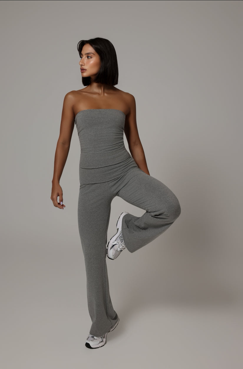 Calça Flare Serena - Cinza