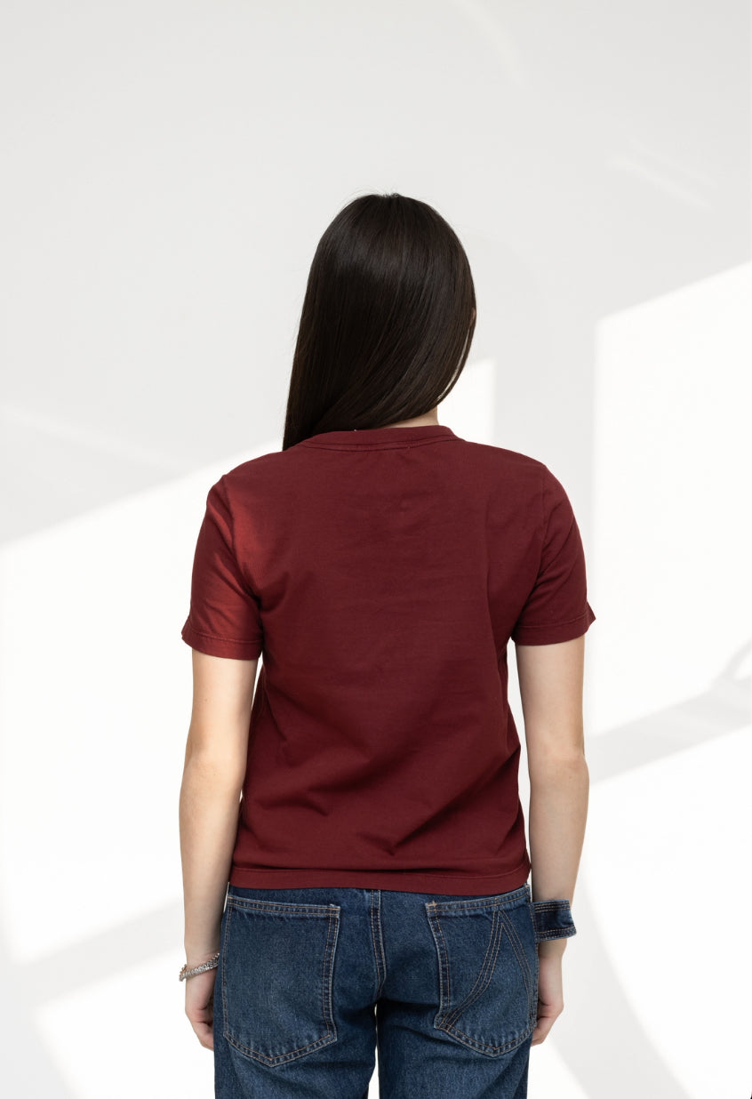 T-Shirt Alma - Bordô