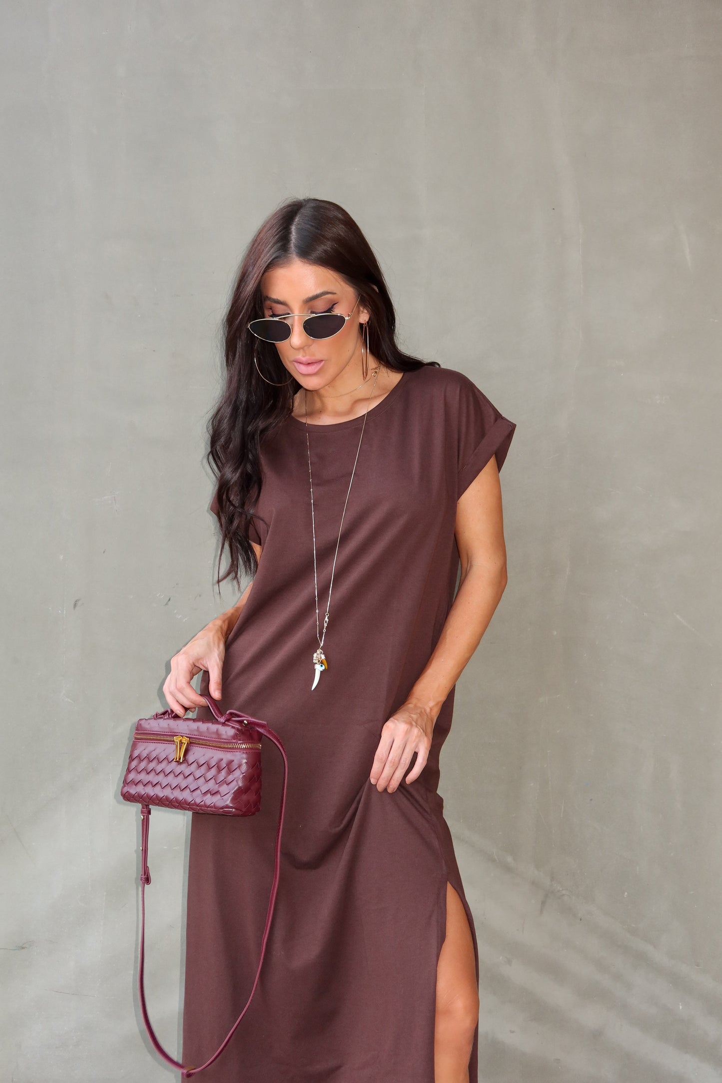 Vestido Origem - Marrom Mousse