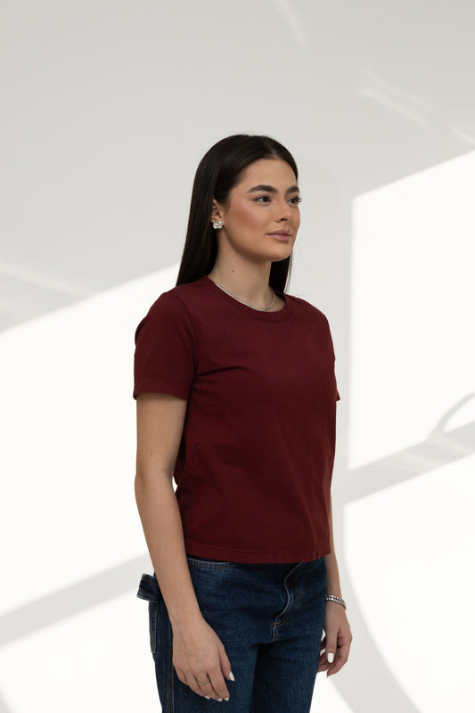 T-Shirt Alma - Bordô