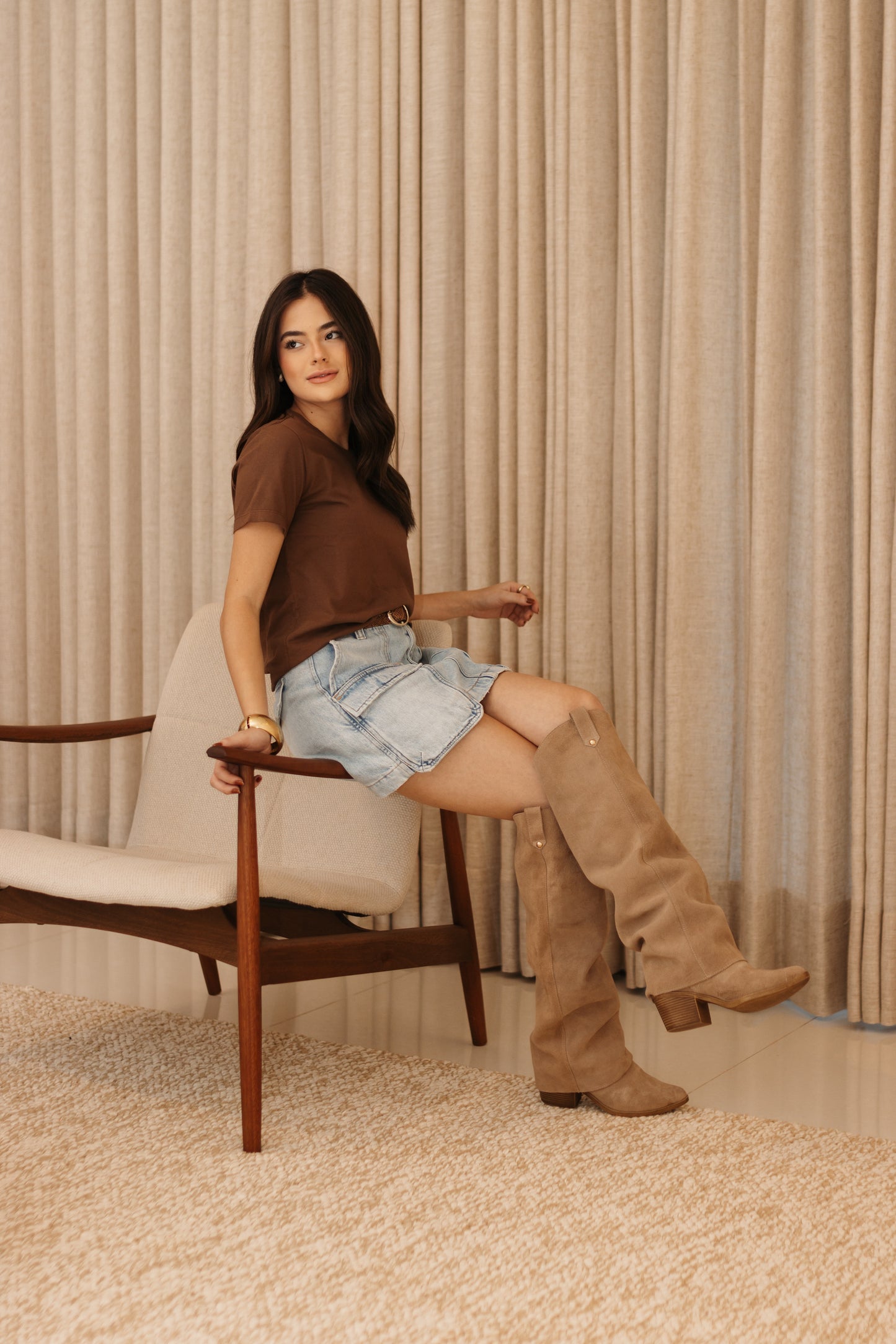 T-Shirt Alma - Marrom